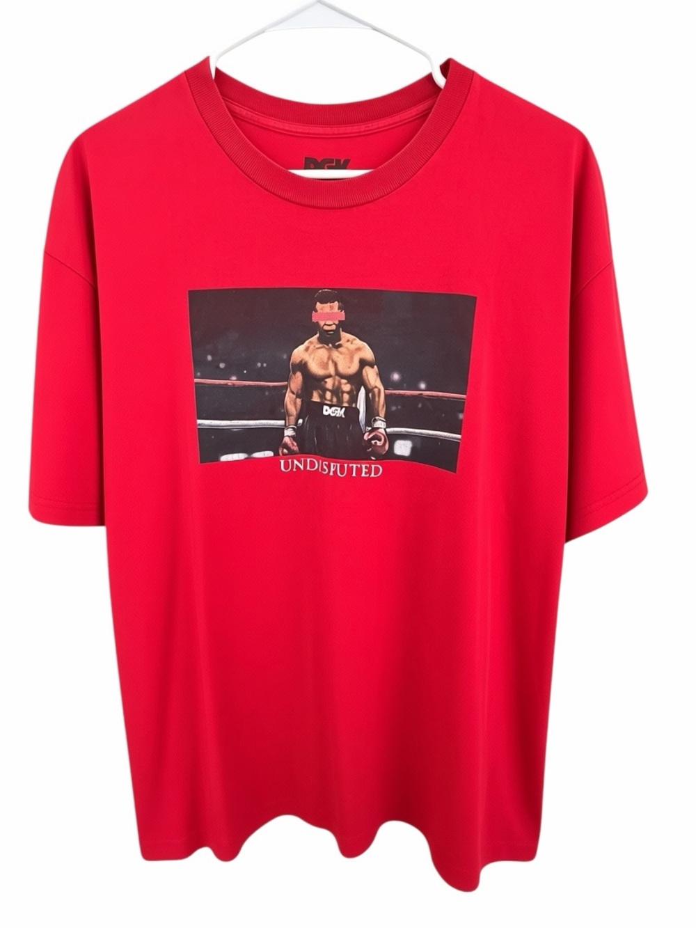 DGK Red 'Undisputed' Graphic Crewneck Tee